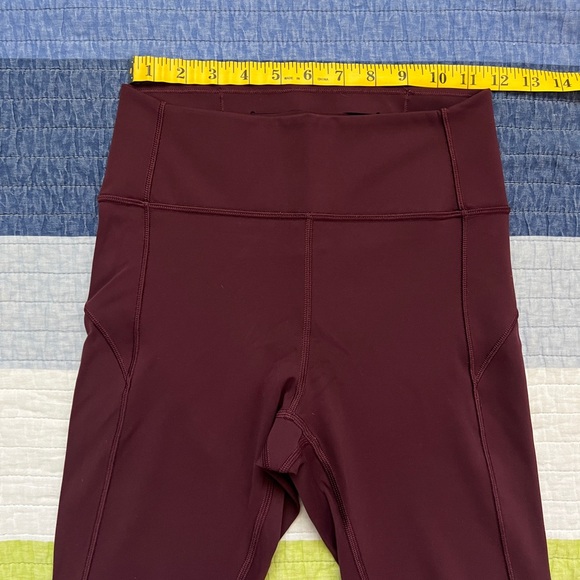 Lululemon In Movement 25” - Dark Red (Garnet?) - Picture 8 of 9